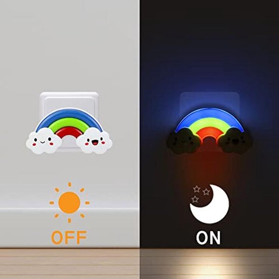 Nachtlampje met Schemersensor voor Binnengebruik - Geschikt voor Hal, Trap en Kinderslaapkamer - 2 Stuks — afbeelding 5