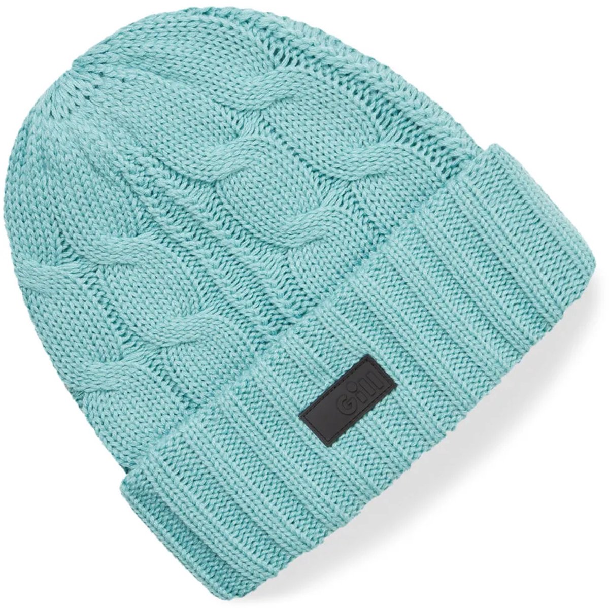 Gill Cable Knit Muts Blauw