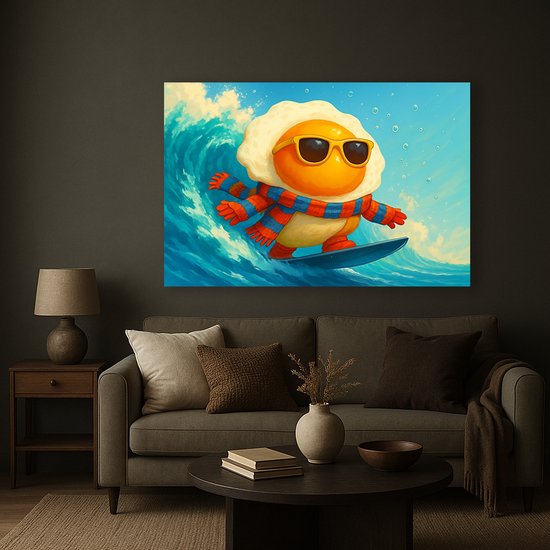 Ei muurdecoratie – wanddecoratie modern – design posters – 60x40 cm