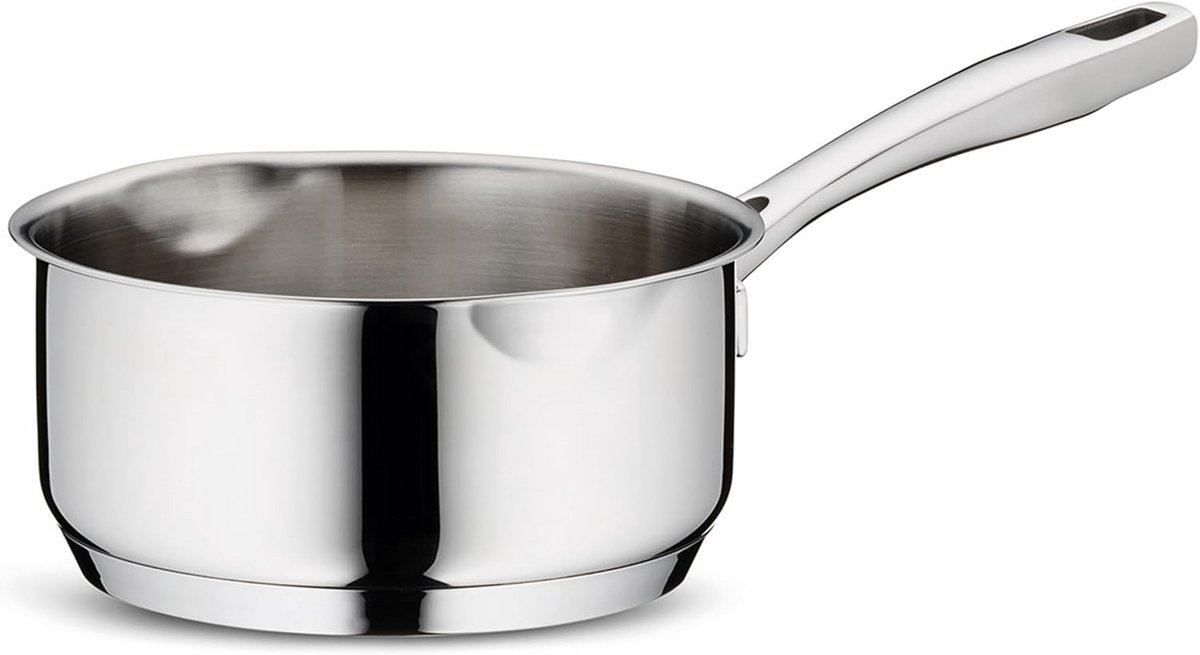 RVS Steelpan met Energiebesparende Bodem en Maatstrepen