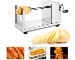 Spiral Cutter - Potato Spiral - Manual Spiral Cutter - Geschikt voor Aardappelen - Komkommer - Wortel - Groenten - Tornado Chips