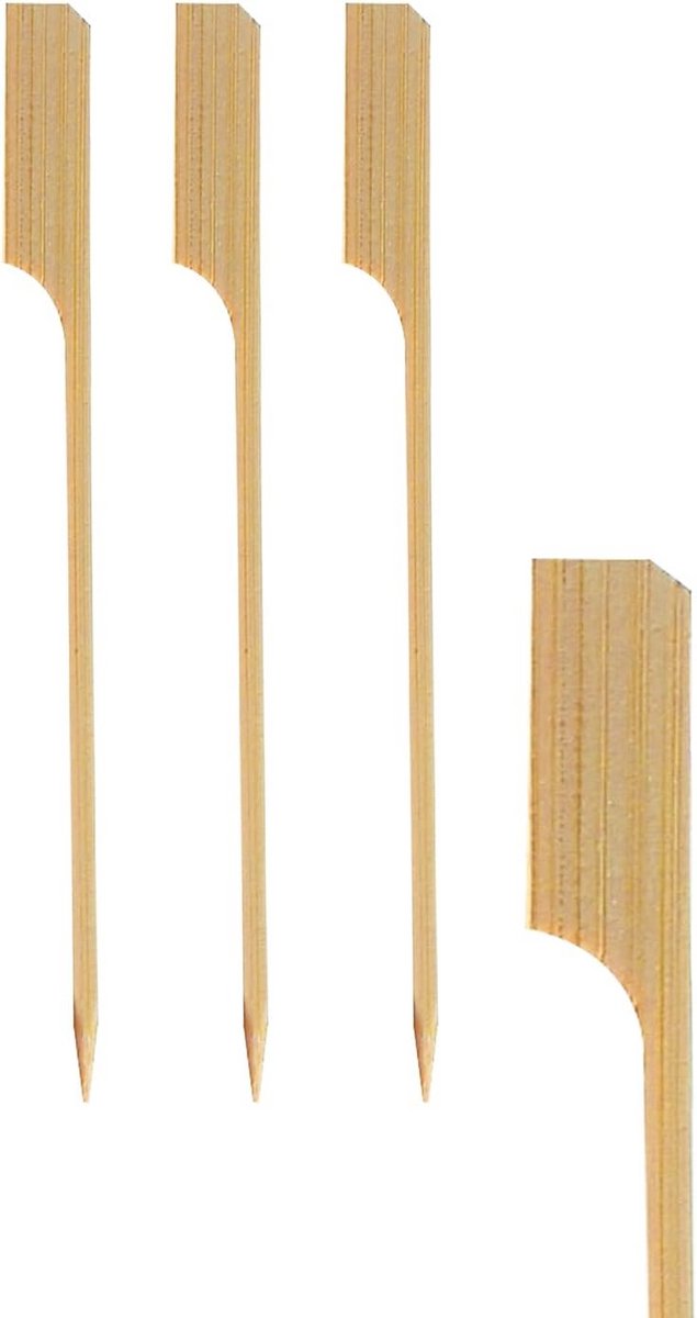 Bamboespiesjes Golf 12 cm - voor fingerfood en tapas