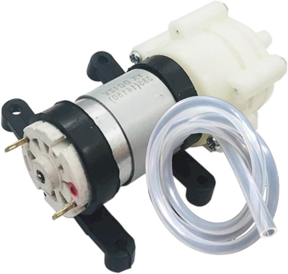 Zelfaanzuigende Membraanpomp DC 6V-12V met Waterleidingset | Kleine Waterpomp voor Doe-Het-Zelf en Circulatie