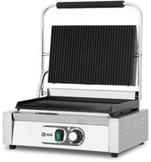 Hendi Contactgrill Panini boven onder geribd 230V 2200W