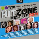 CD hoesje met Radio 538 Hitzone Best of 2011 logo, foto's van artiesten en tracklist.