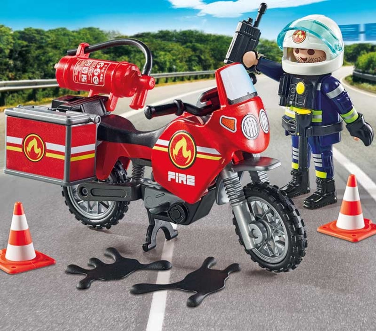 PLAYMOBIL Action Heroes Brandweer op de plaats van het ongeval - 71466 — afbeelding 9