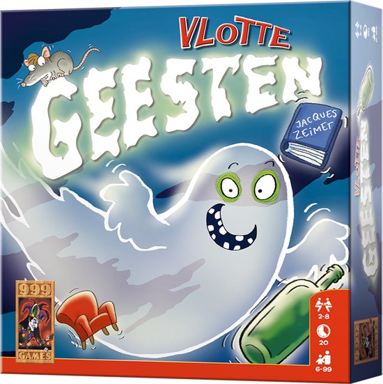 999 Games - Vlotte Geesten - Actiespel - Leuk snel spel voor tussendoor - Familiespel - Gezelschapsspel - Kinderspel - Klein cadeautje