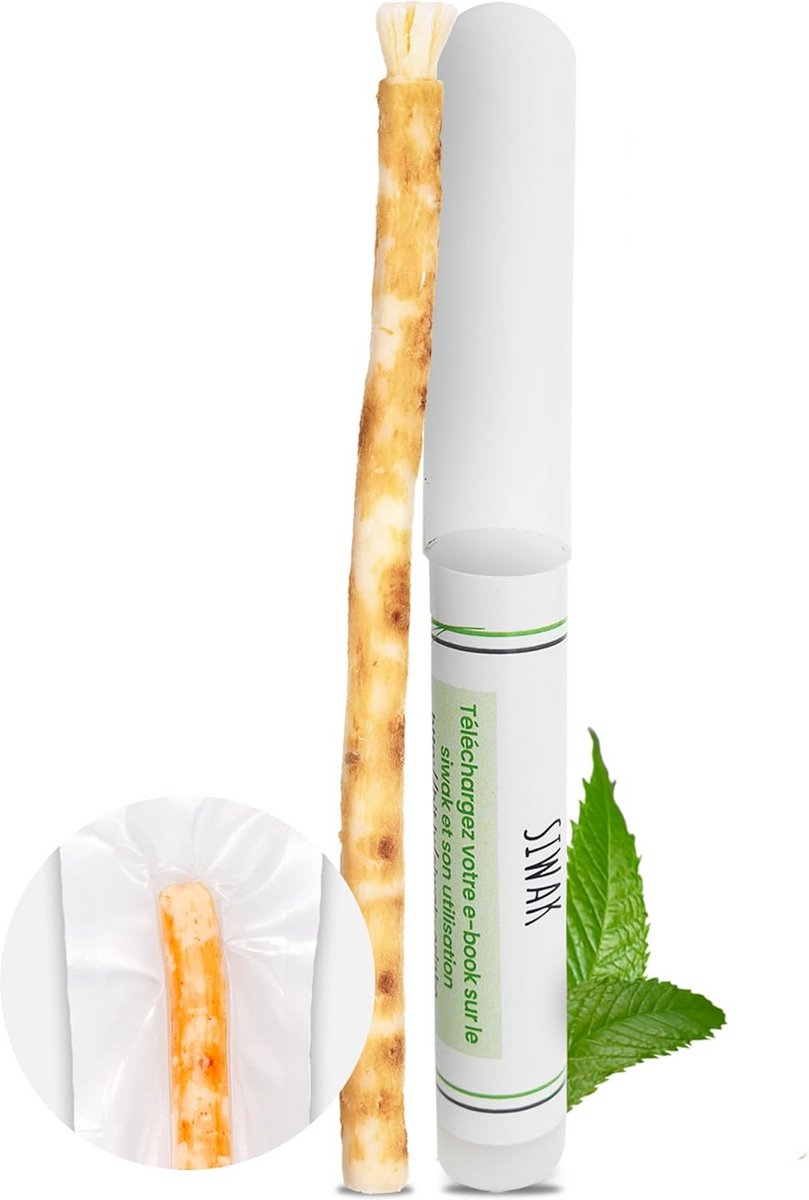 Natuurlijke Miswak Twee Stokjes met Etui voor Mondverzorging