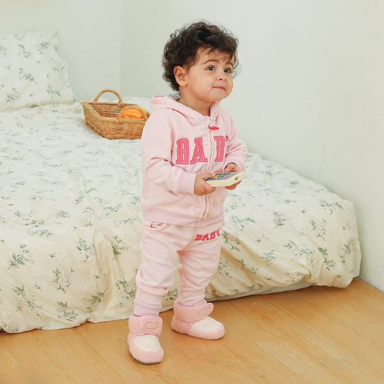 Warme, zachte winterschoentjes met anti-slip zool voor baby's en peuter 0-18 maanden — afbeelding 2