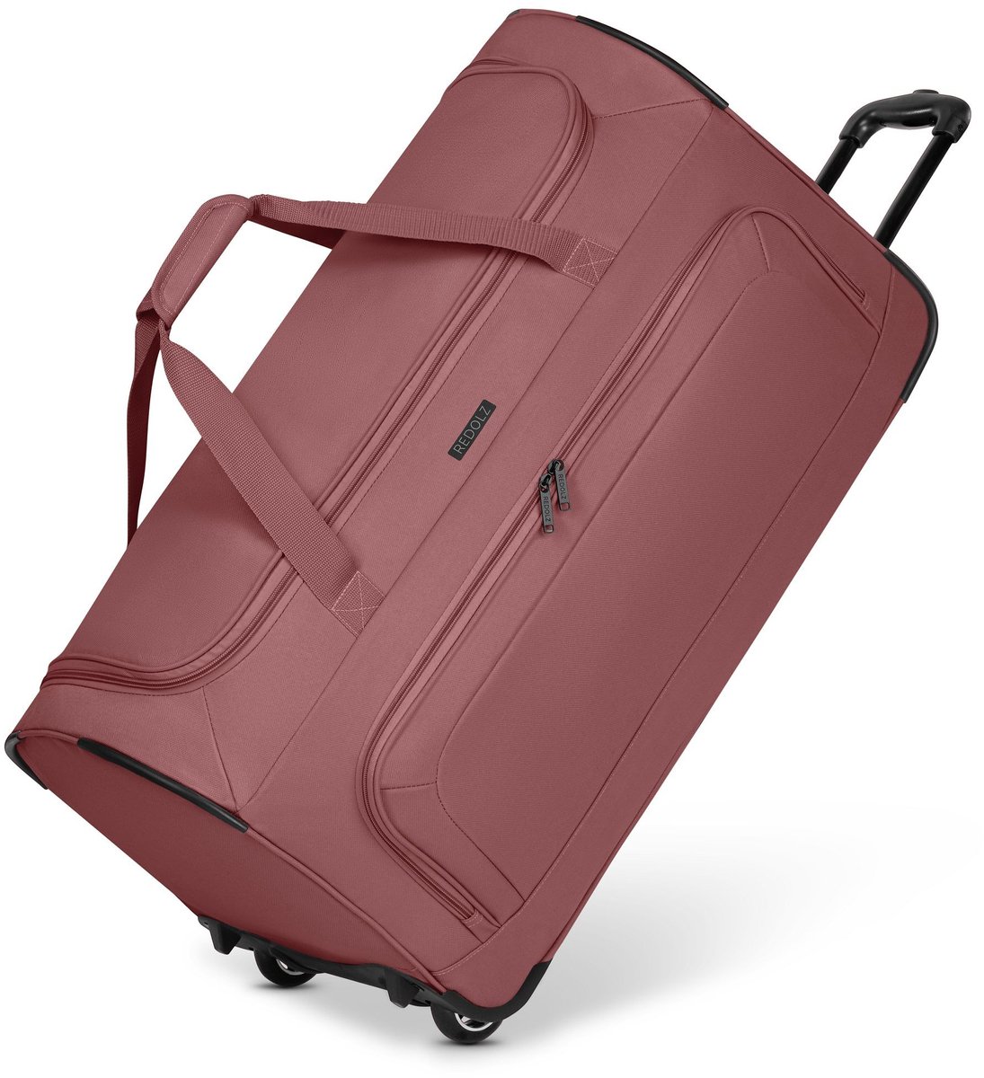 REDOLZ Reistas Trolley Duffle Essentials Wheeled Duffle Rose Oud roze 71cm