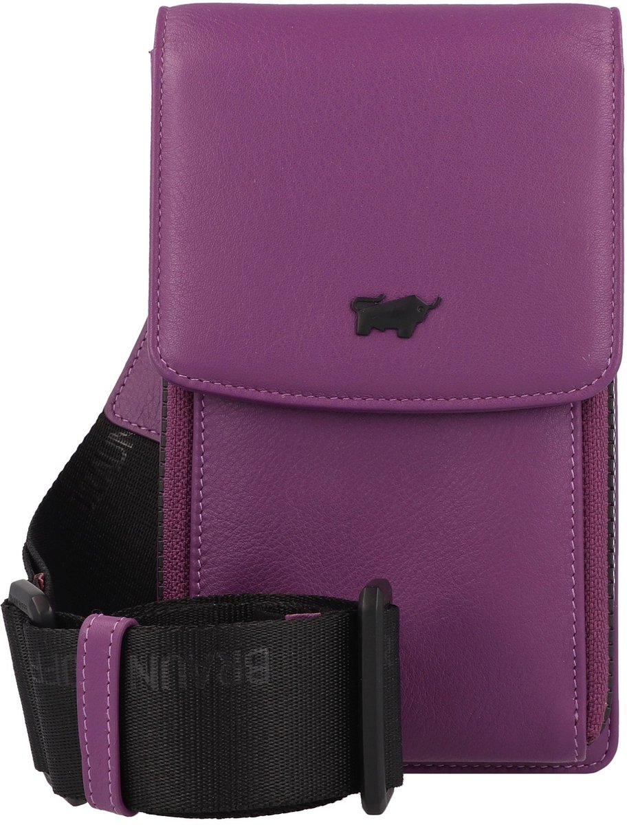 Braun Büffel Telefoontasje Capri Crossover Bag Viola Paars