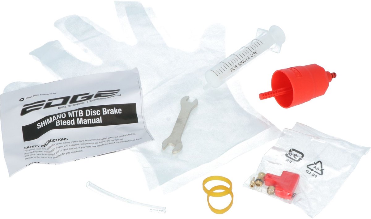 Edge Ontluchtingsset - Shimano - Met M7 adapter - Incl. olie