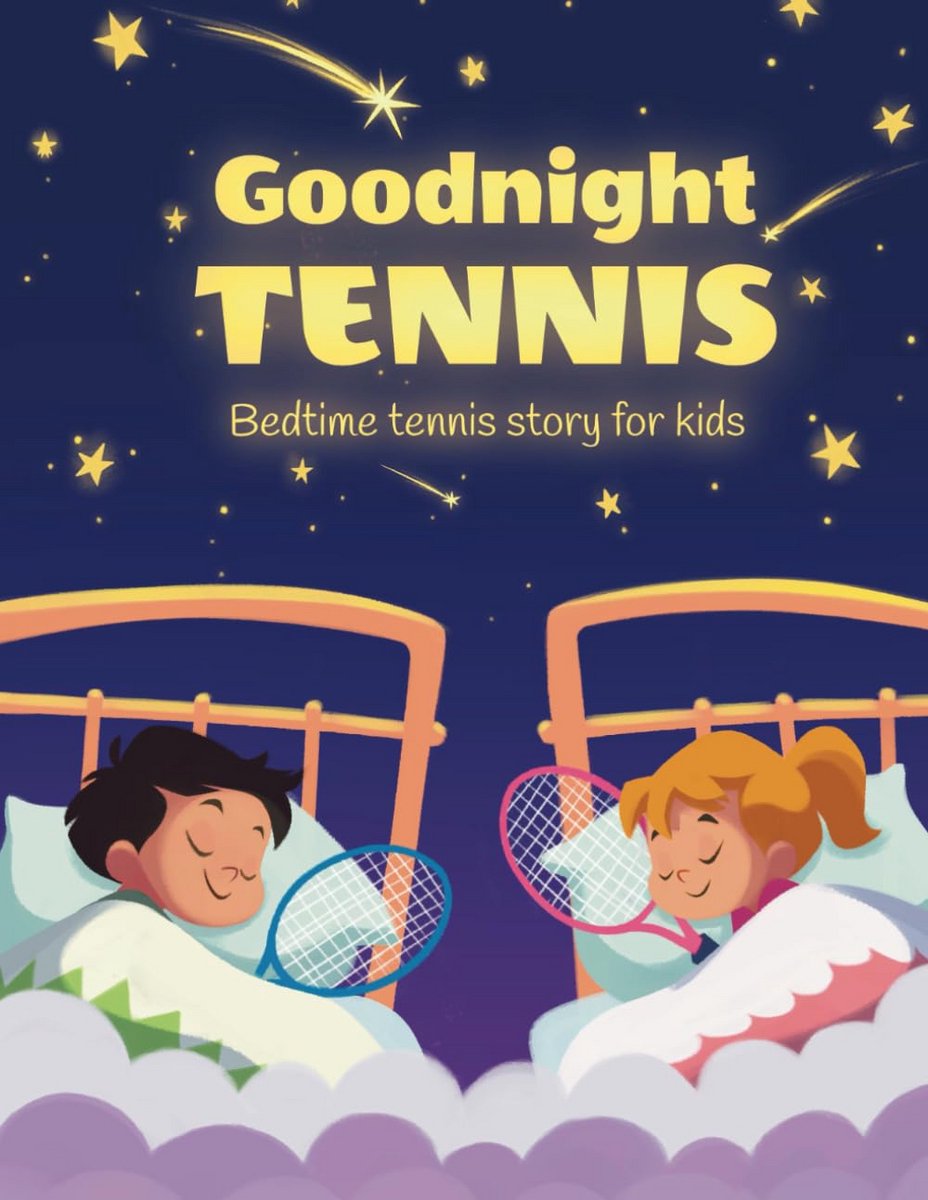 Magisch tennis avontuur voor kinderen - bedtime verhaal over reizen en sport