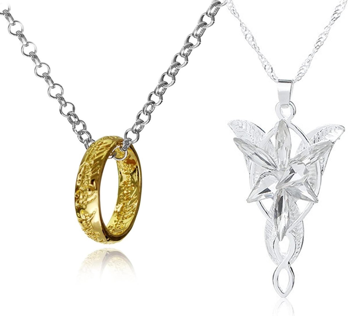 EGoods - Elfenhalskettingen set met Avondster hanger voor Lord of the Rings Cosplay fans
