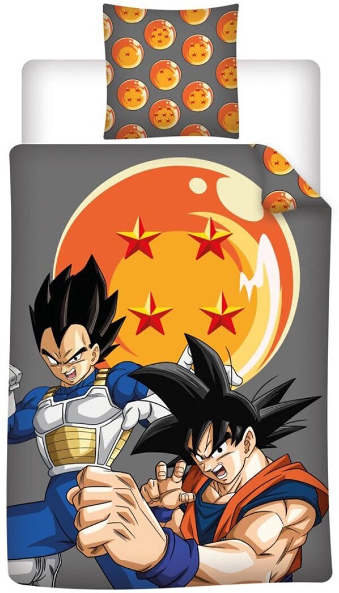 Dragon Ball Z Dekbedovertrek Vegeta - 140 x 200 + 65 x 65 cm - Polykatoen