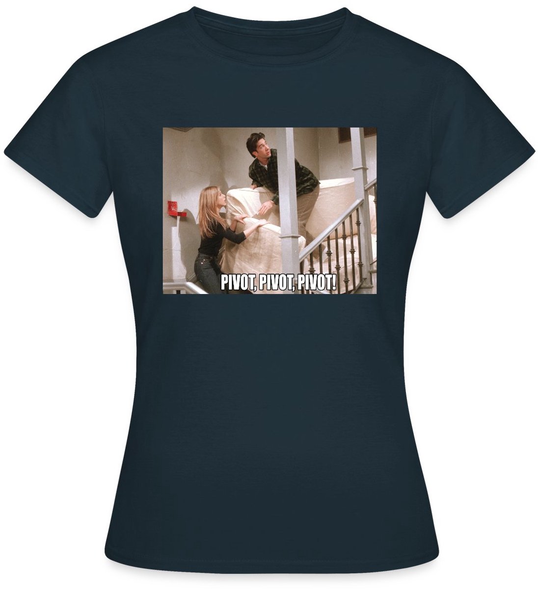 Friends Piivot Meme T-Shirt Dames