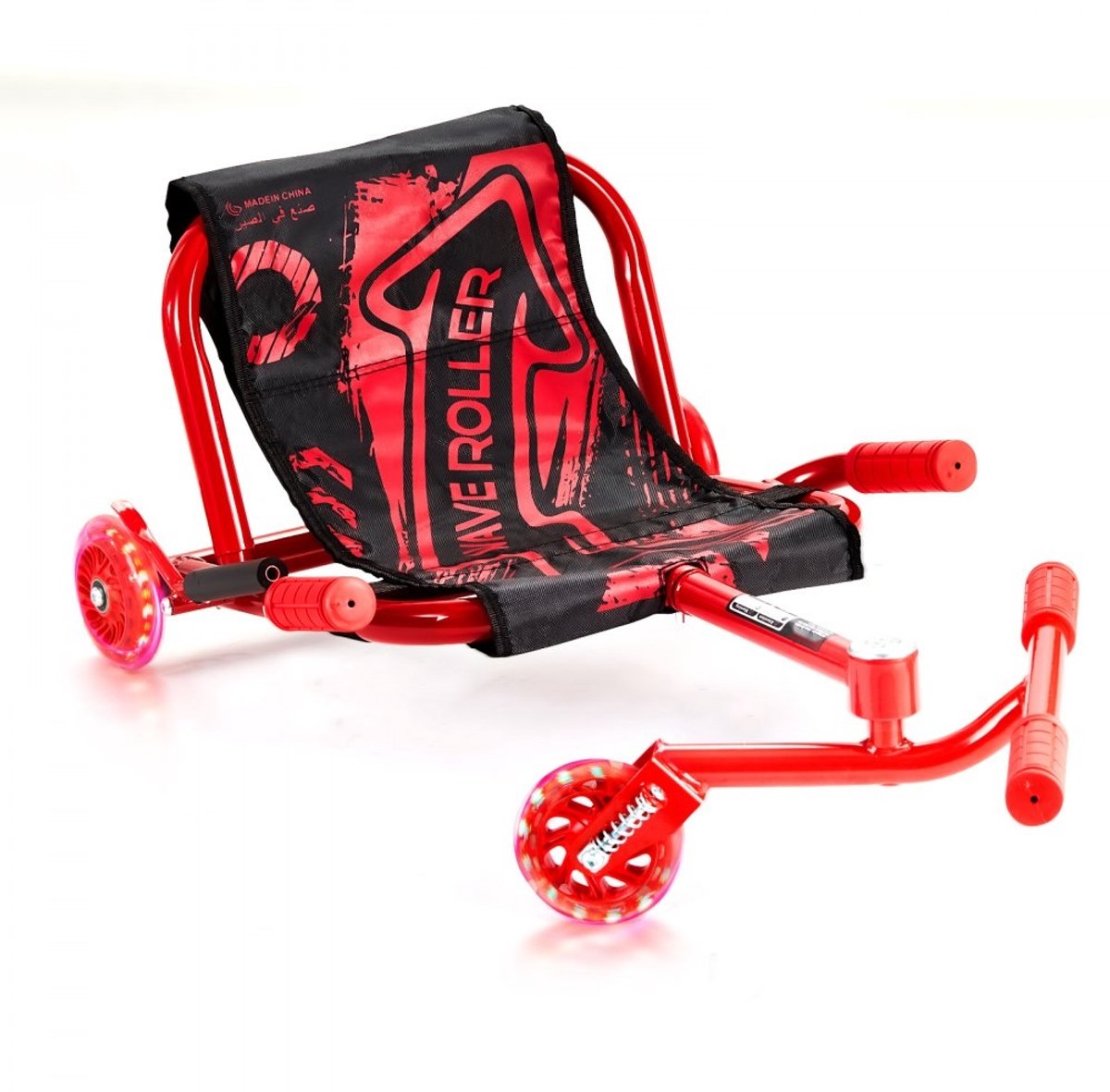 Kinderdriewieler - Drift Trike Driewieler - Draagvermogen 90 kg - Afmetingen 106 x 52 x 43 cm - Vanaf 10 Jaar - Voor Binnen en Buiten - Voor Harde Oppervlakken - Rood