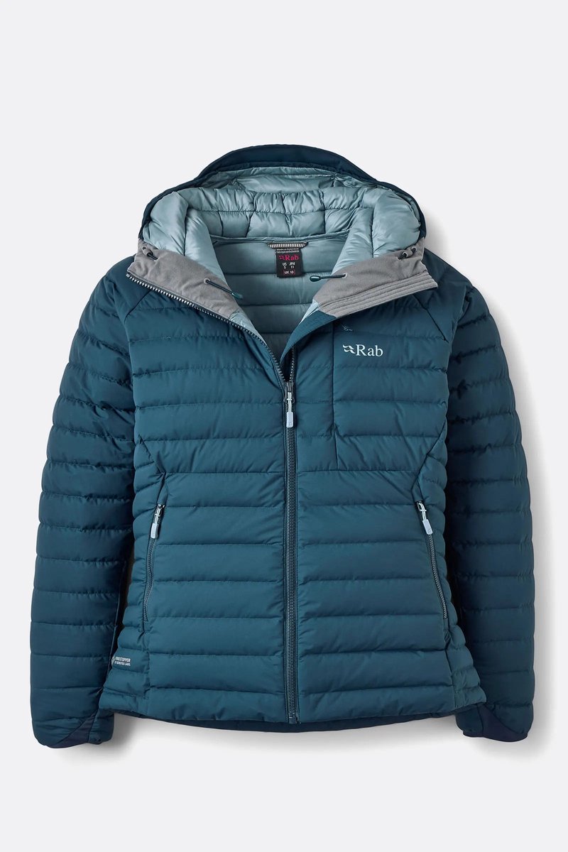 Rab Infinity Microlight Jacket Women’s QDB-22-BLK-MED Blauw