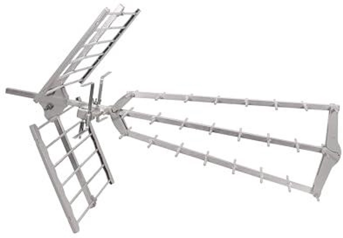 Versterkte UHF buitenantenne, 42 dB voor optimale tv-ontvangst