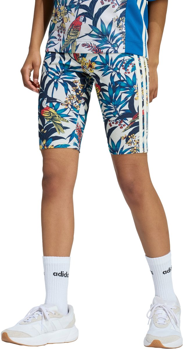 Adidas Sportswear Adidas X Farm Rio Bikeshort Dames Grijs
