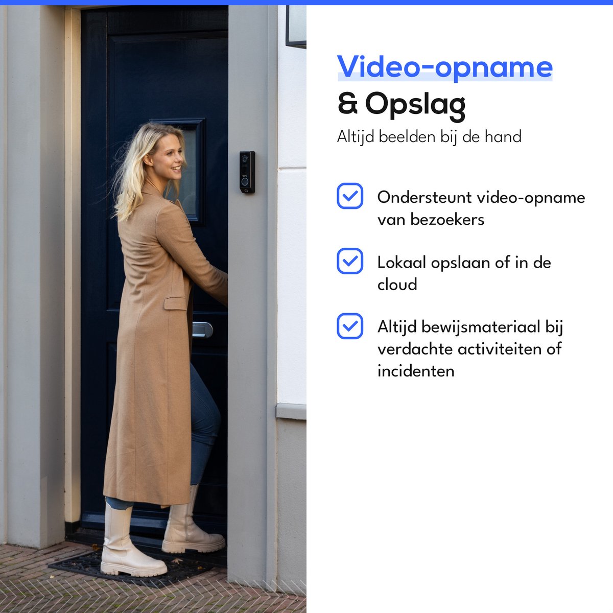 TECEYE Videodeurbel met Camera 2K Ultra - afbeelding 2
