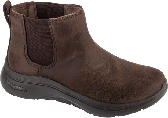 Skechers Go Walk Arch Fit 2.0 - Classic Charm, Femme, Marron, Bottines Chelsea , Pointure : 38