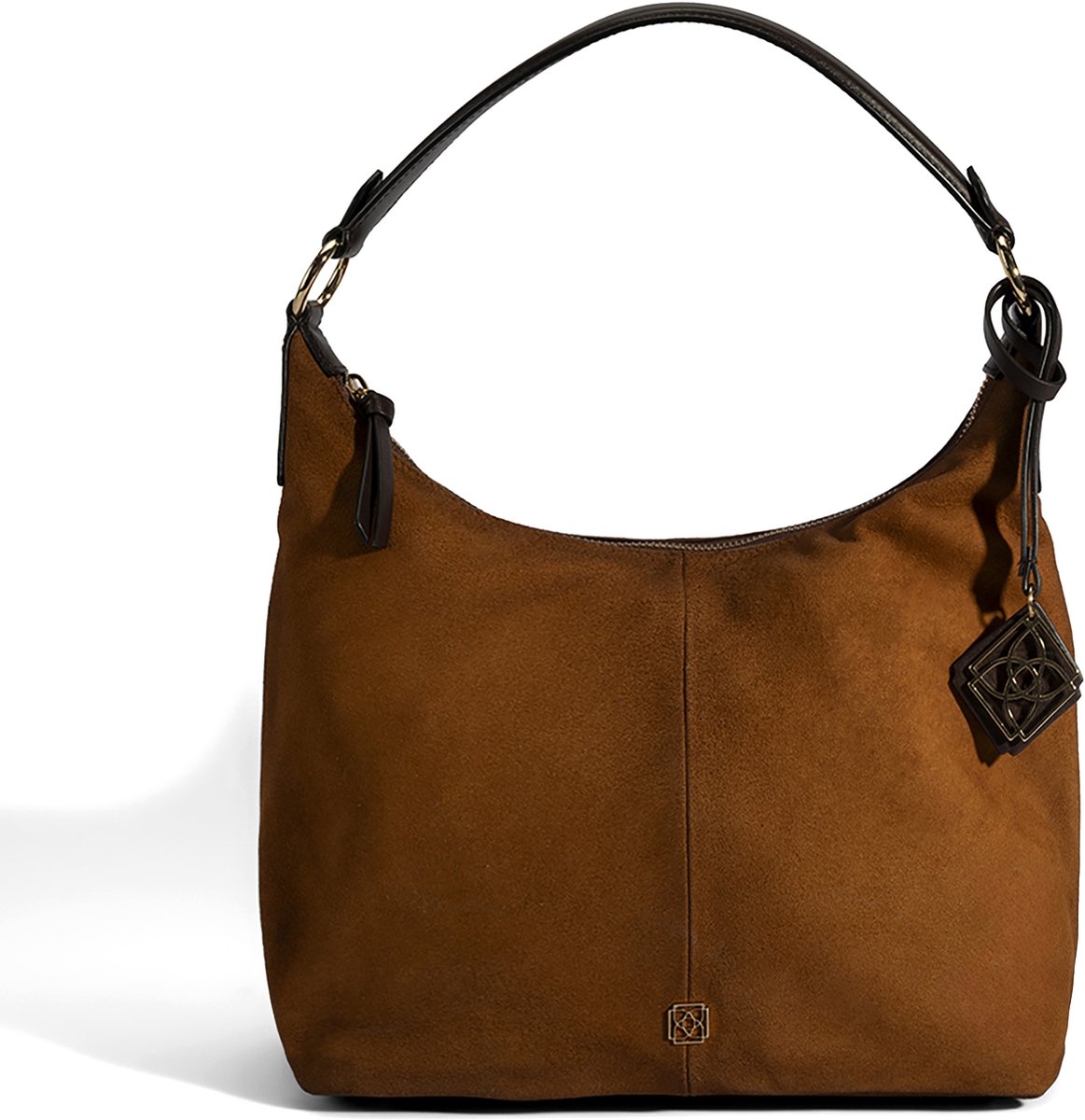 DESA Tote bag Suède Donkerbruin Vrouwen Maat: One Size