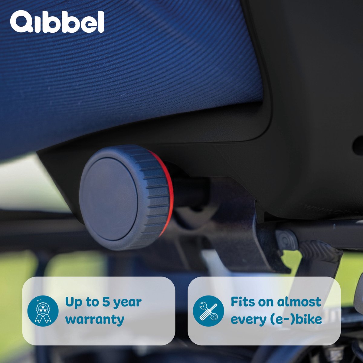 Qibbel Junior 6+ - Premium Achterzitje thumbnail 3