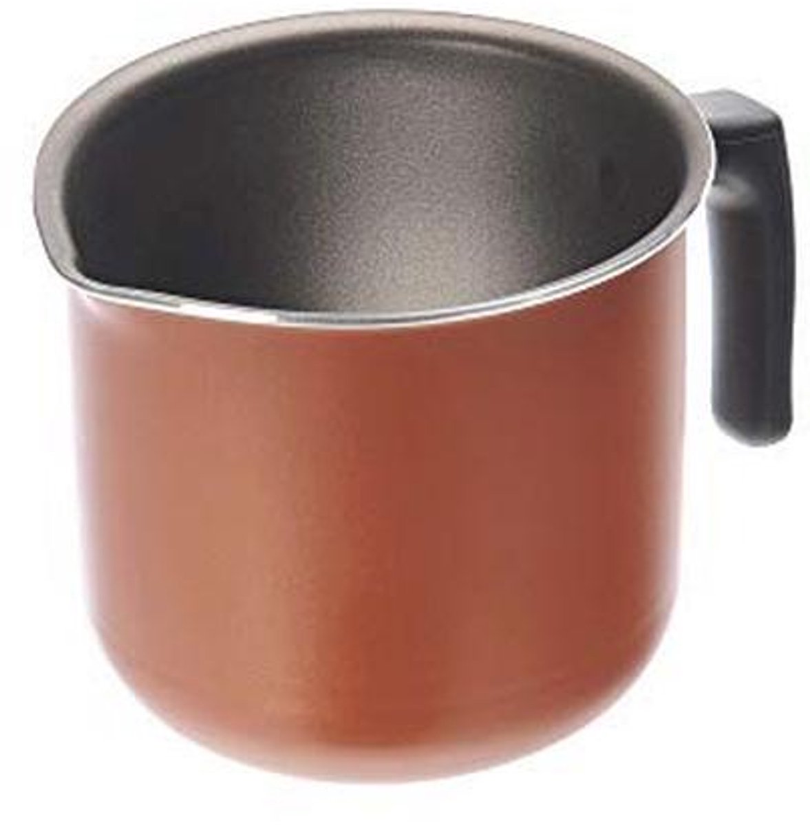 14 cm milkpan van aluminium met anti-aanbaklaag en thermische handgrepen