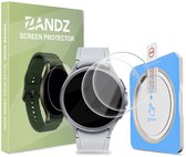 Bandz Gehard Glas Screenprotector (2 Pack) 47mm met One-Click installatietool – geschikt voor Samsung Galaxy Watch 6 Classic 47mm - Helder - Krasbestendig - Bubbelvrij