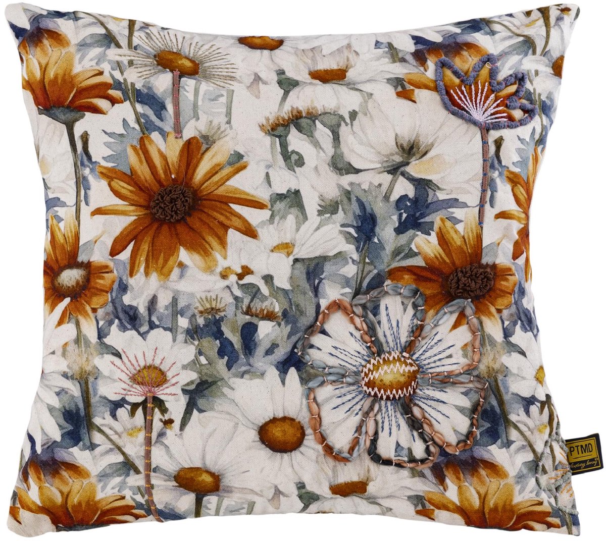 PTMD Sierkussen Helenor - Beige - 45x3x45cm