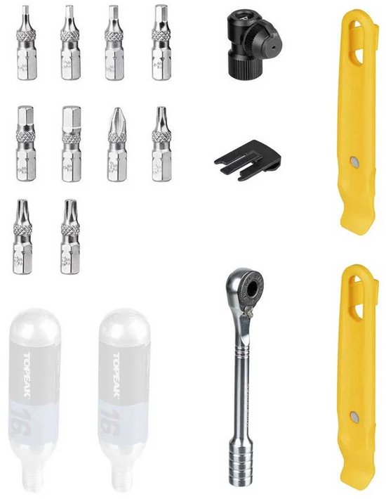 Topeak Escape Gereedschapsfles Zilver — afbeelding 3
