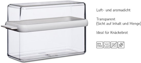 Boîte de rangement Mepal Knackebrod / Cracker Stora Blanc