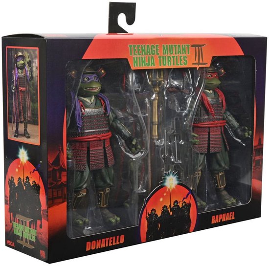 Neca Raphael Action Figure NECA Teenage Mutant Ninja Turtles III Action Figure 2-Pack Donatello ...