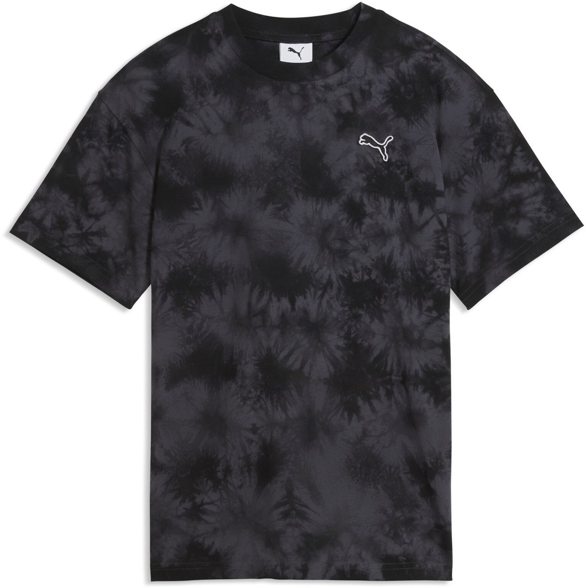 PUMA ESS ELEVATED Relaxed Tie-dye Tee Unisex T-shirt Puma Zwart