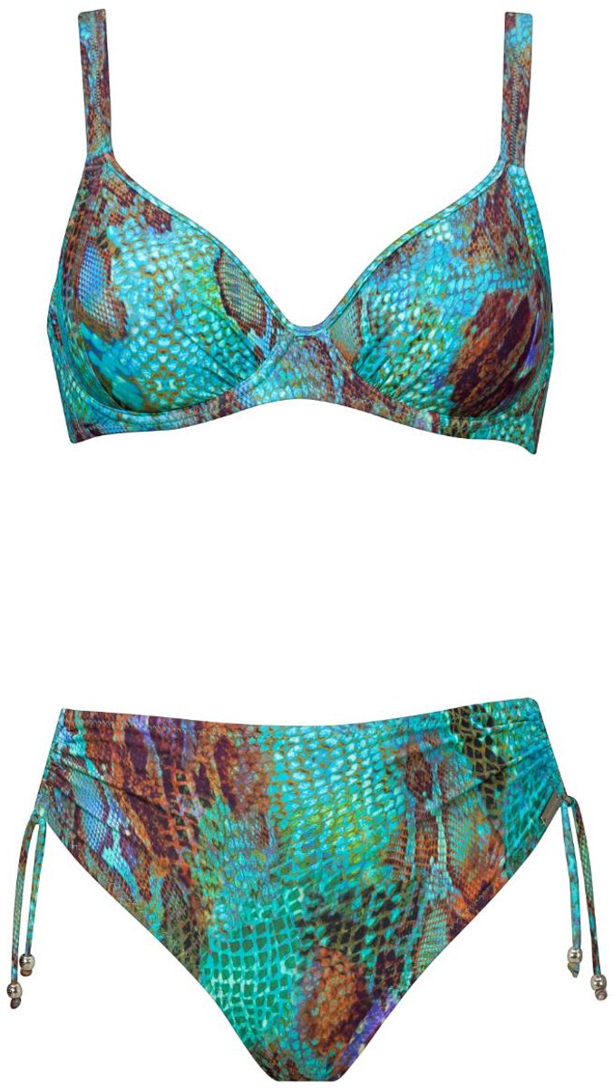 Charmline Reptiel Bikini 2300/759/447 Aqua - maat EU 38B / FR 38B