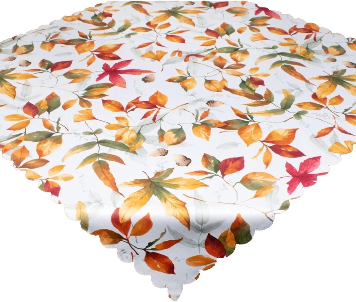 Stunq® Elegante Herfsttafelkleed met Bladmotief voor Stijlvolle Tafeldecoratie