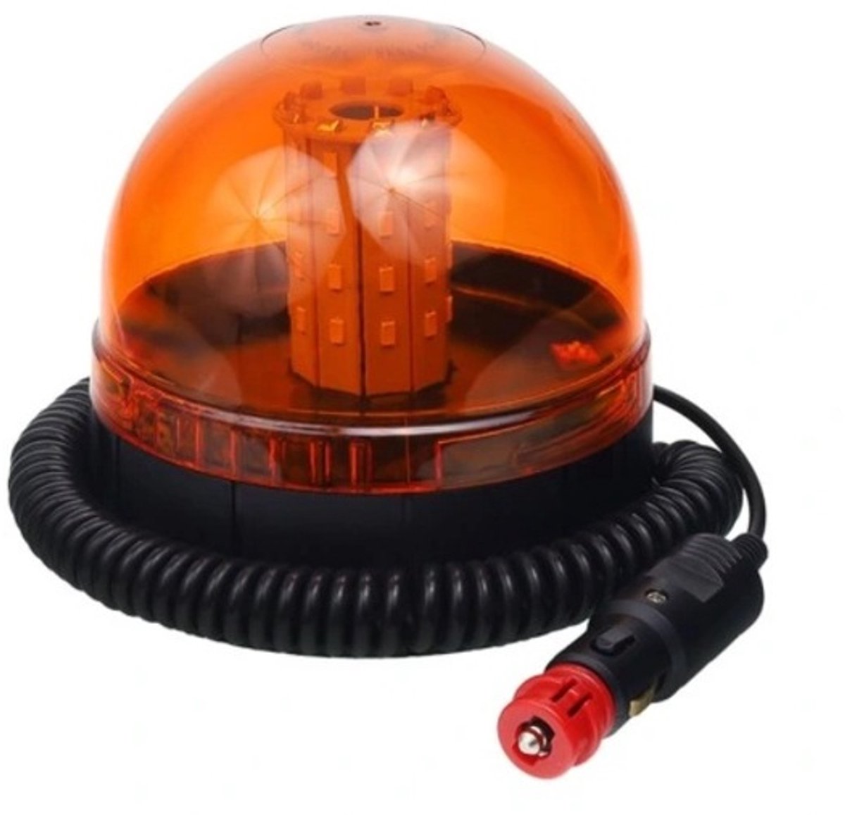 led waarschuwingslamp 12/24 volt kabel met sigarettenstekker 40x led - zwaailamp - waarschuwingslamp