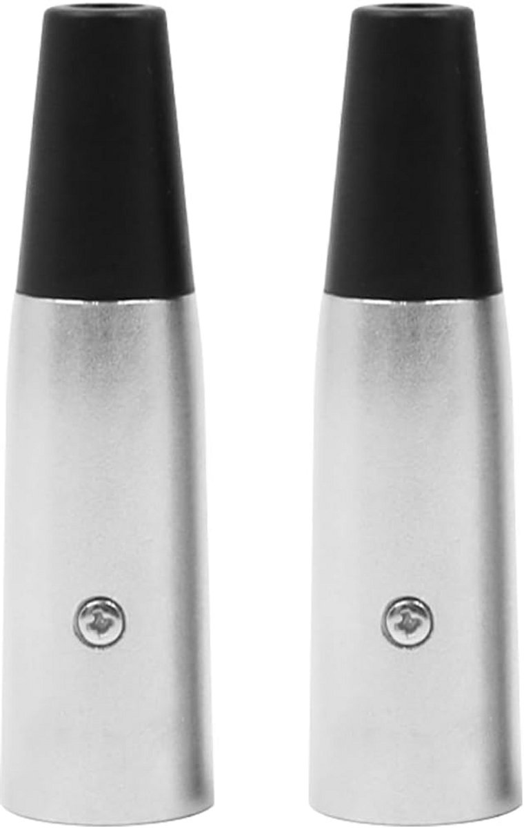 2 Stuks 3-pins XLR Stekkers voor 12V 24V Acculaders Scooter Stroomconnector Mannelijk