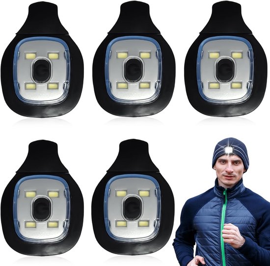 Warme Gebreide Kinder Muts met LED Licht - USB Oplaadbaar - Wintermuts met Pinguïn