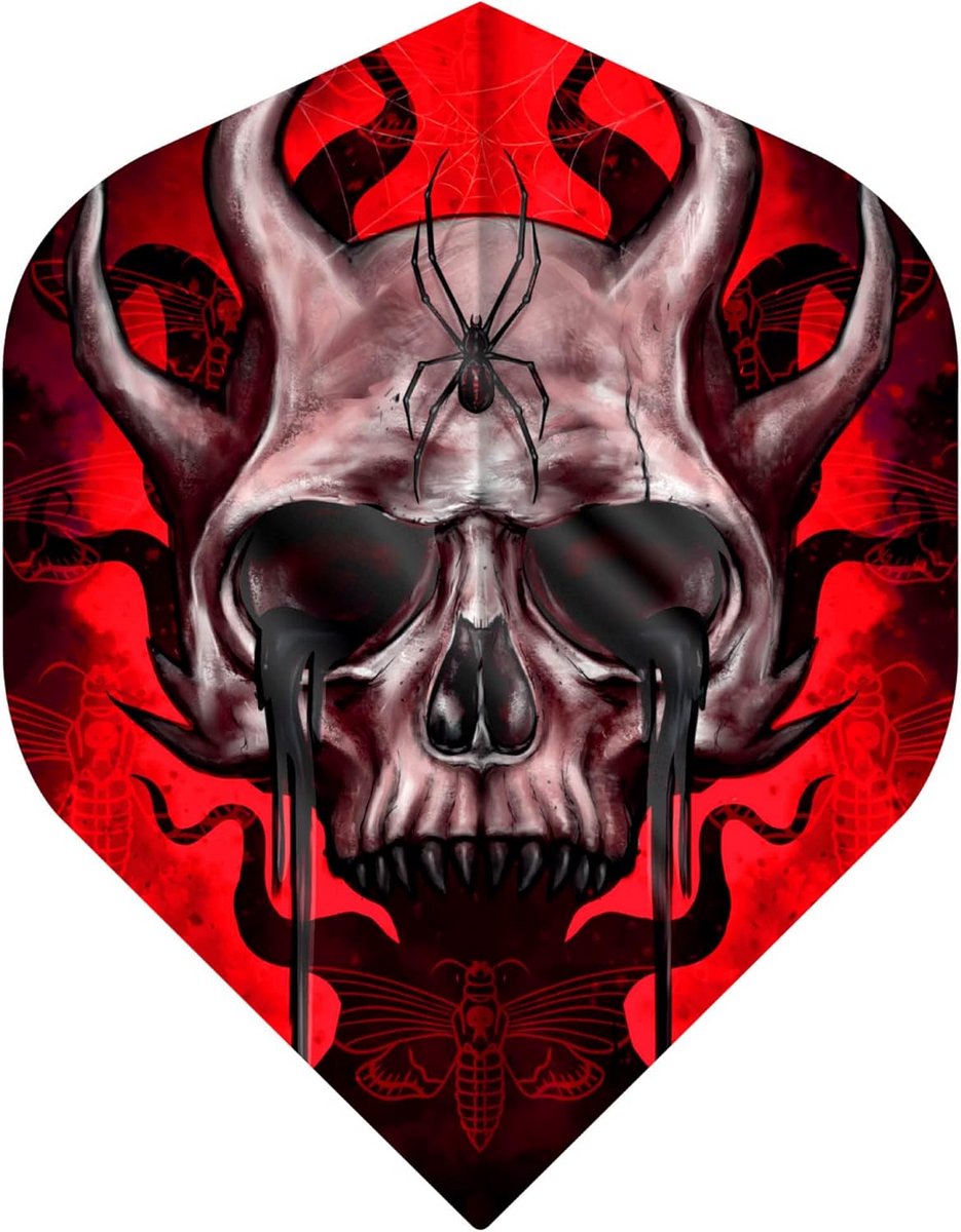 Premium Darts Flights - Halloween & Horror Thema Vluchten in Standaard Vorm