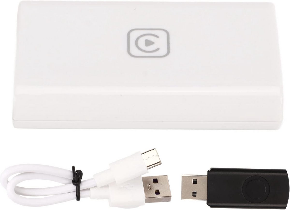 Draadloze CarPlay Adapter voor Linux Auto's - Plug and Play Schermprojectie en Handsfree Bellen