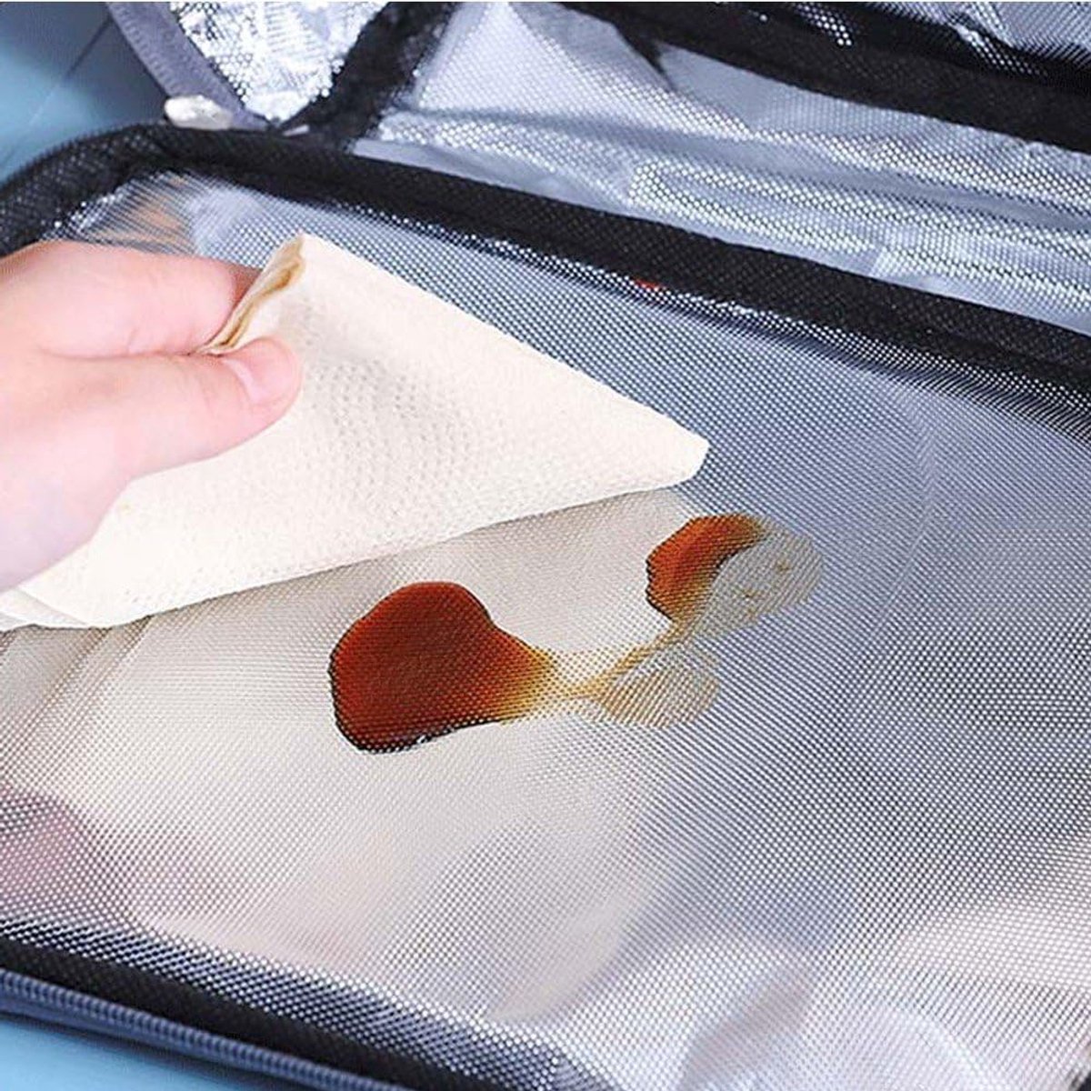 Verwarmde lunchbox - Draagbare elektrische verwarmde lunchtas - Voedselverwarmer - Temperatuurweergave - Lunchverwarmer - USB-oplaadbaar - Geschikt voor kantoren, bijeenkomsten en keukens - Grijs — cadeau in Kookcadeaus - foto 7