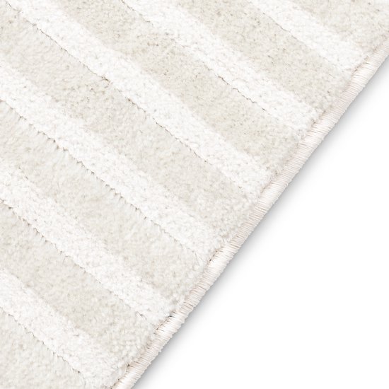 Tapis Tapiso Hygge Tapis de Salon Géométrique Wit Cassé Taille - 140x200