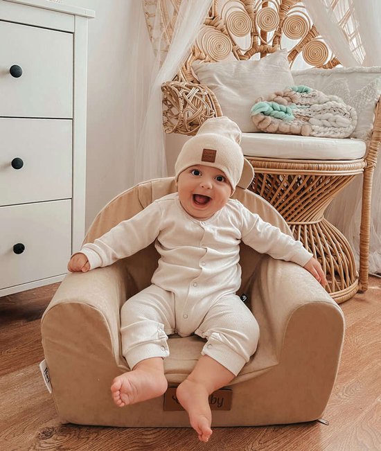Flumi Kinderfauteuil van schuim - Beige van Merkloos — afbeelding 5