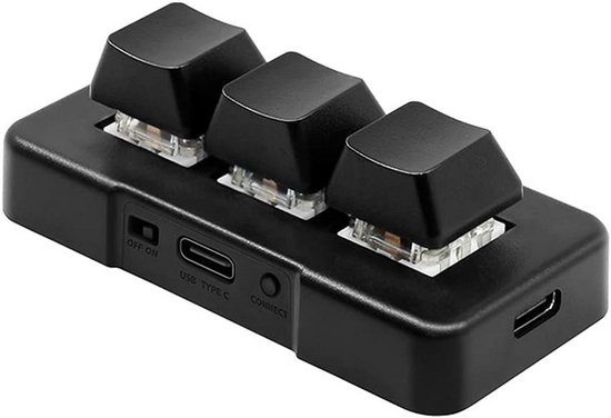 MAMBASNAKE K8 Kleurrijk mechanisch toetsenbord met 3 modi, 2.4G draadloos Bluetooth-pakking Gamingtoetsenbord met spiraalkabel, 19 RGB-lampen, Hot Swap rode schakelaar voor laptop PC Mac -Shimmer