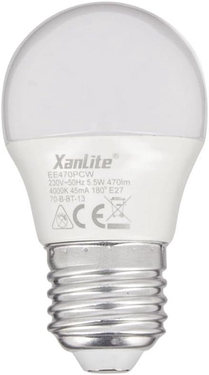 LED Lamp E27 Fitting Neutraal Wit 5,3W (40W Gloeilamp Vervanger) Energiezuinig A+