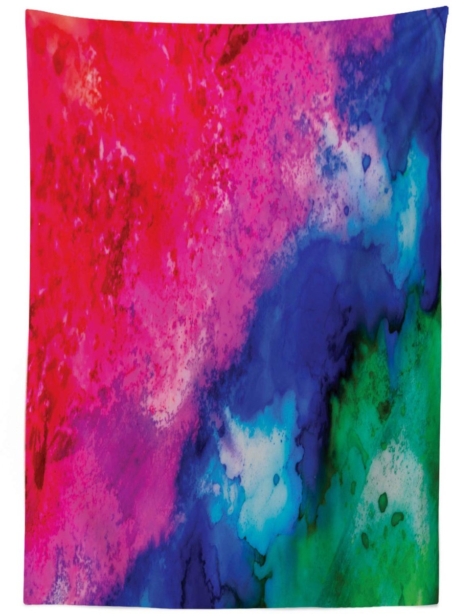 ABAKUHAUS Kasteel Tafellaken – 140x240 cm – Satijnmix, Koolgrijs/Wit