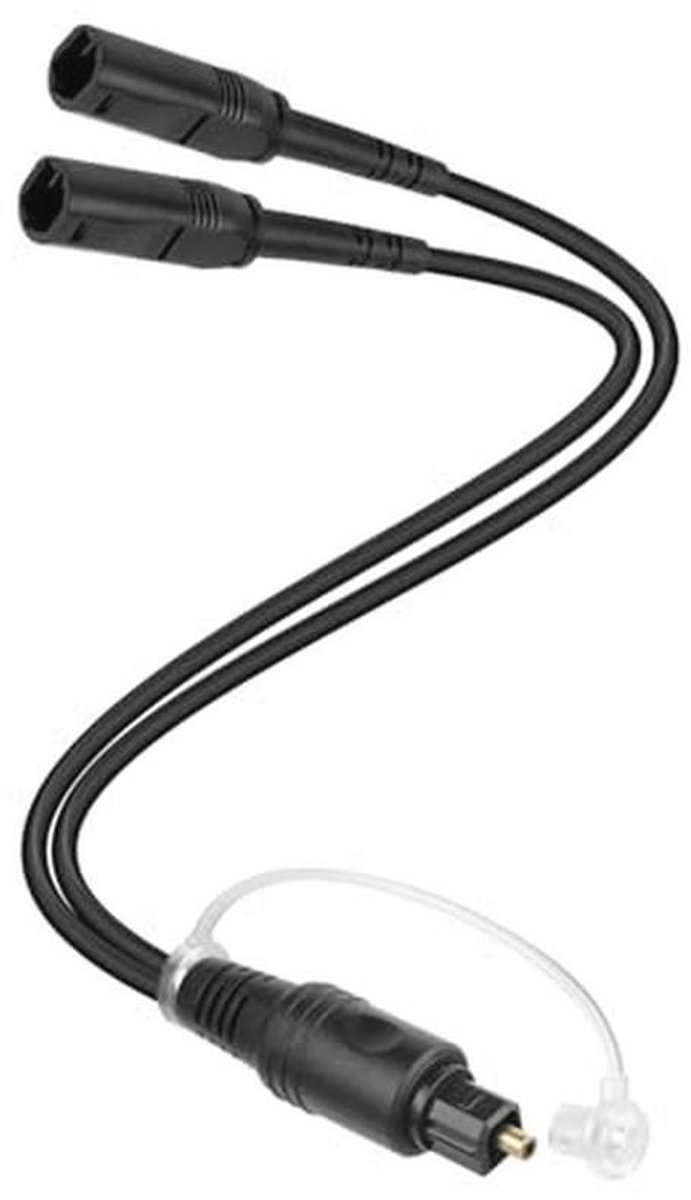 Digitale optische splitterkabel 1 in 2 uit - ideale audiosplitter voor thuisbioscoop en geluidsapparatuur