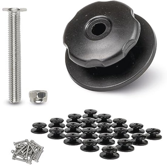 Aublinto Lot de 20 Boutons De BâChe, Boutons en Plastique